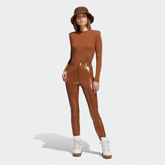 NWT Adidas X Ivy park latex pants Small